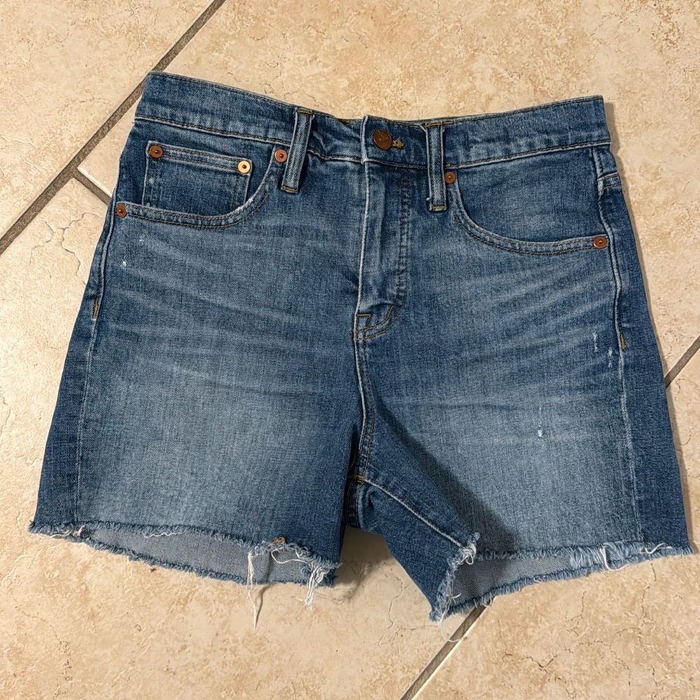 Madewell High Rise Denim Short Size 26